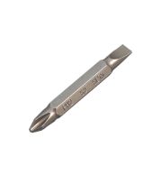 Double-Sided Flat Star Bit – Reversible Slotted Bit for Screwdrivers and Drill Drivers, Durable Hardened Steel for Long-Life Professional Use